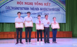 Có 1338 sản phẩm tham gia cuộc thi sáng tạo thanh thiếu niên nhi đồng tỉnh tiền Giang năm 2018-2019