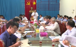 Chủ tịch UBND tỉnh Tiền Giang kiểm tra việc thực hiện các kết luận về chỉ số PAPI