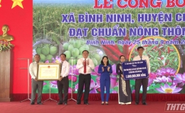Xã Bình Ninh, huyện Chợ Gạo ra mắt xã nông thôn mới