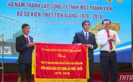 Xổ số kiến thiết Tiền Giang kỷ niệm 40 năm thành lập