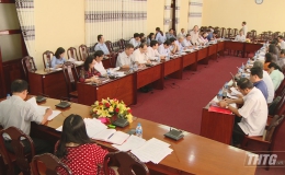 HĐND tỉnh Tiền Giang tố chức lấy ý kiến thẩm tra các dự thảo Nghị quyết