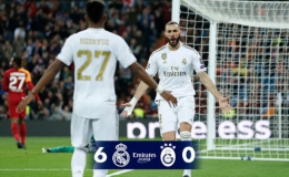 Bảng A – Champions League: Real Madrid đại thắng Galatasaray