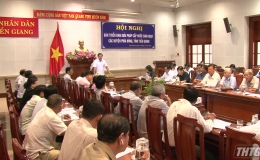 Chủ tịch UBND tỉnh Tiền Giang dự hội nghị cấp nước các huyện phía Đông