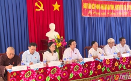 Chủ tịch HĐND tỉnh Tiền Giang tiếp xúc cử tri xã Phú Phong, huyện Châu Thành