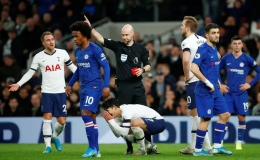 Son Heung-min bị đuổi, Tottenham gục ngã trận derby sân nhà trước Chelsea
