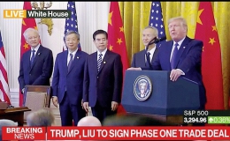 Mỹ – Trung Quốc ký thỏa thuận thương mại giai đoạn 1