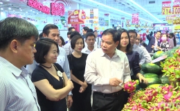 Bộ trưởng Bộ NN&PTNT làm việc với các doanh nghiệp Tiền Giang về tiêu thụ trái cây