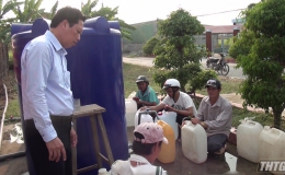 Gò Gông Đông lắp đặt 51 vòi nước công cộng phục vụ nhân dân