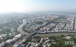 Tiền Giang hoàn tất việc tháo dỡ đập tạm trên sông Bảo Định