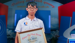 Nam sinh Tiền Giang giành giải nhất tuần Đường đến vinh quang sau 4 vòng đều dẫn đầu