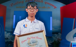 Nam sinh Tiền Giang giành giải nhất tuần Đường đến vinh quang sau 4 vòng đều dẫn đầu