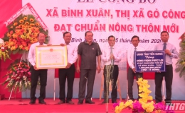 Xã Bình Xuân, Thị xã Gò Công ra mắt xã nông thôn mới
