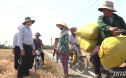 Chủ tịch UBND tỉnh Tiền Giang khảo sát tình hình sản xuất nông nghiệp tại các huyện phía Đông