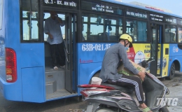 Vận tải hành khách công cộng nội tỉnh Tiền Giang được phép hoạt động trở lại từ 0 giờ ngày 17-4