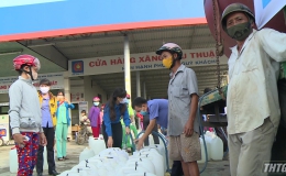 Tiền Giang cung cấp hơn 719.600 m3 nước ngọt “giải cứu” cây ăn trái