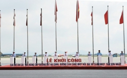 Khởi công dự án sửa chữa, nâng cấp đường băng sân bay Nội Bài và Tân Sơn Nhất