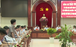  Bộ trưởng Bộ LĐTB-XH làm việc với tỉnh Tiền Giang