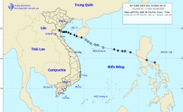 Bão số 2 suy yếu thành áp thấp nhiệt đới, gây mưa lớn các tỉnh từ thanh  Hóa đến Quảng Trị