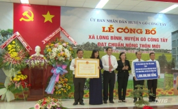 Xã Long Bình, huyện Gò Công Tây ra mắt xã Nông thôn mới