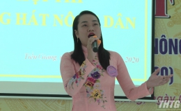 Đơn vị huyện Tân Phú Đông đạt giải Nhất “Tiếng hát Nông dân năm 2020”