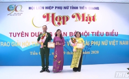 Tiền Giang tuyên dương cán bộ hội tiêu biểu và trao giải cuộc thi sáng tạo “Phụ nữ Việt Nam”