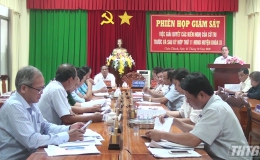 HĐND huyện Châu Thành giám sát kết quả giải quyết kiến nghị của cử tri trước và sau kỳ họp thứ 11