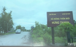 Xã Hưng Thạnh huyện Tân Phước ra mắt xã nông thôn mới