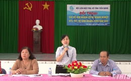 Đối thoại giữa các sở ngành tỉnh Tiền Giang với hội viên Phụ nữ về khởi nghiệp