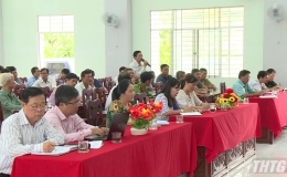 Đoàn Đại biểu Quốc hội tỉnh Tiền Giang tiếp xúc cử tri sau kỳ họp