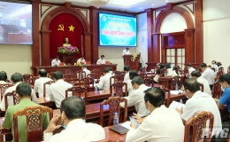 UBND tỉnh Tiền Giang triển khai trực tuyến kế hoạch phát triển kinh tế – xã hội năm 2021