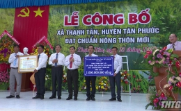 Xã Thạnh Tân, huyện Tân Phước ra mắt xã nông thôn mới