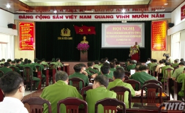 Công an tỉnh Tiền Giang triển khai đảm bảo an ninh trật tự cho công tác bầu cử