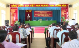Trưởng Ban Tuyên giáo Trung ương tiếp xúc cử tri Thị xã Gò Công