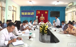  UBND tỉnh làm việc với thị xã Cai Lậy về công tác giải phóng mặt bằng dự án cao tốc Trung Lương – Mỹ Thuận