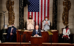 Bài phát biểu đầu tiên của Biden trước Quốc hội: Nước Mỹ đã trở lại và sẵn sàng cất cánh