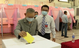 Cử tri Tiền Giang nô nức tham gia ngày hội bầu cử