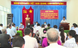 Chủ tịch UBND tỉnh Tiền Giang: “Nếu được bầu làm đại biểu HĐND tỉnh, sẽ dành nhiều thời gian đi cơ sở để lắng nghe tâm tư, nguyện vọng, những vấn đề bức xúc của cử tri”