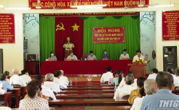 Ứng cử viên Đại biểu Quốc hội tỉnh Tiền Giang tiếp xúc cử tri