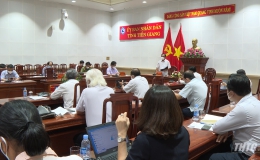 UBND tỉnh Tiền Giang tổ chức họp trực tuyến định kỳ 3 cấp về công tác phòng chống dịch Covid-19
