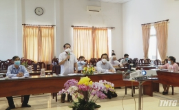 UBND tỉnh Tiền Giang đối thoại với doanh nghiệp về việc thực hiện phương án “3 tại chỗ”