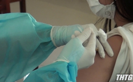 Thị xã Gò Công có 3.500 người diện ưu tiên được tiêm mũi 1 vắc-xin phòng Covid-19