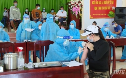 Tiền Giang đã tiêm chủng được hơn 849.600 liều vắc xin