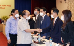 Chủ tịch nước Nguyễn Xuân Phúc gặp mặt Hội Doanh nghiệp trẻ Việt Nam