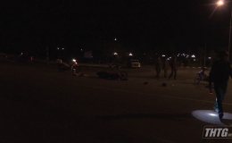 Tai nạn giữa 2 xe gắn máy tại Tân Phước làm một người nguy kịch