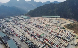 Hơn 4.800 xe hàng xuất đi Trung Quốc “tắc” ở các cửa khẩu tỉnh Lạng Sơn