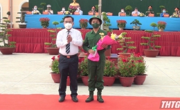 Phó Bí thư Thường trực Tỉnh uỷ dự Ngày hội tòng quân tại huyện Gò Công Tây