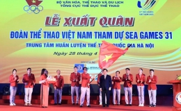 Lễ xuất quân của đoàn thể thao Việt Nam tại SEA Games 31