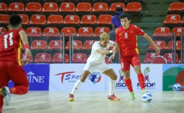 Tuyển Việt Nam bị Myanmar cầm hòa ngày ra quân vòng loại Giải Futsal châu Á 2022