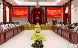 Chủ tịch nước Nguyễn Xuân Phúc thăm và làm việc tại tỉnh Tiền Giang
