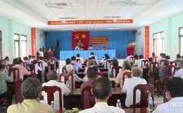 Đại biểu Quốc hội tỉnh Tiền Giang tiếp xúc cử tri huyện Tân Phú Đông